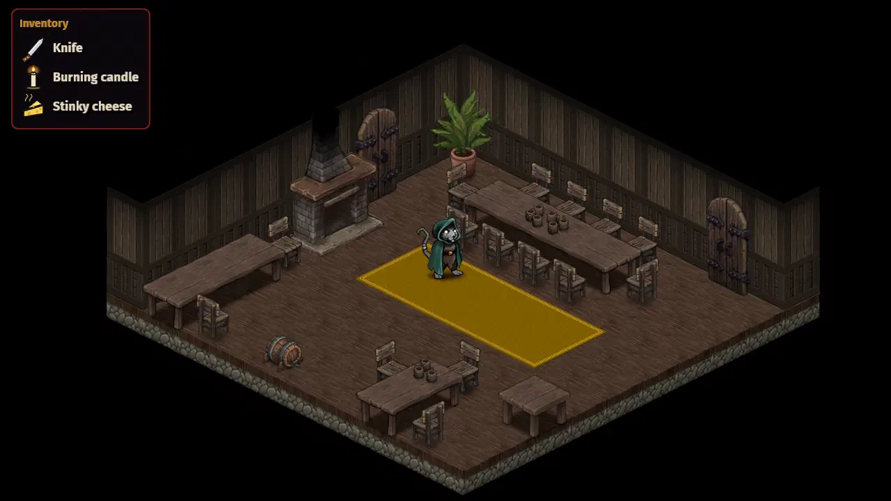 The dining hall, and a fine stinky cheese
